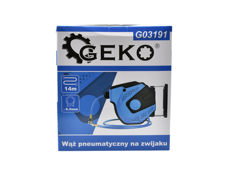 GEKO WĄŻ PNEUMATYCZNY NA ZWIJAKU 6,5x10mm 14m G03191