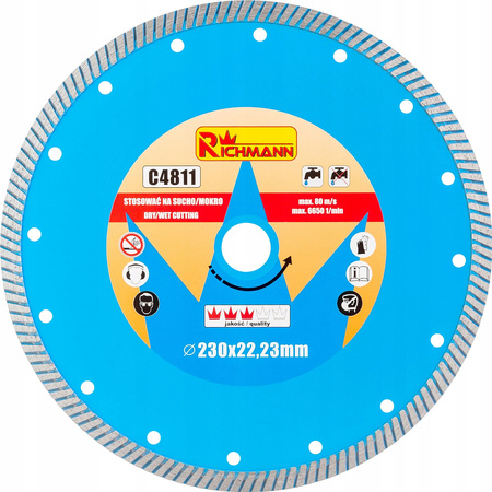 RICHMANN TARCZA DIAMENTOWA TURBO 230mm C4811