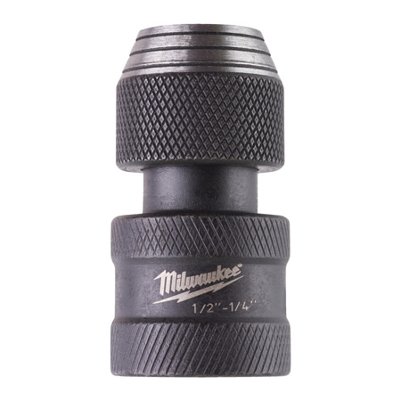 Milwaukee adapter 1/2" kwadrat na  1/4" hex udarowy