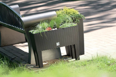 Prosperplast Doniczka Rato Case High antracyt DRTC600H-S433