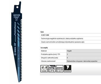 BOSCH BRZESZCZOT S957CHM 150MM/6"