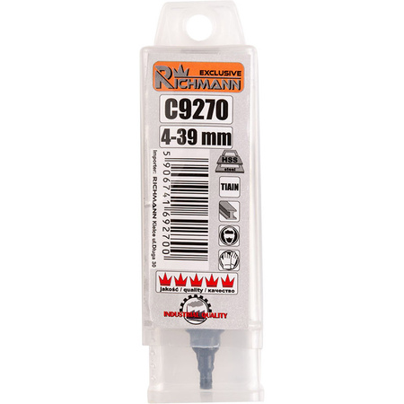 RICHMANN WIERTŁO STOPNIOWE SPIRALNE DO METALU 4-20 C9268