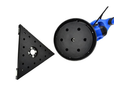 Geko szlifierka do gipsu Żyrafa  225mm LED+ tarcza trójkątna