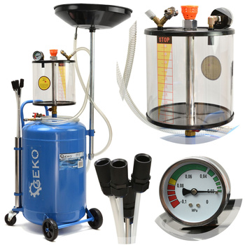 Zlewarka / wysysarka oleju Geko 80L G02120