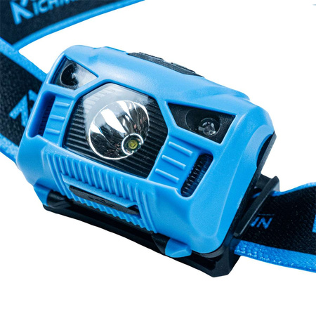 Richmann latarka na głowę akumulatorowa czujnik ruchu LED 5W LED + 2 Red LED C5904