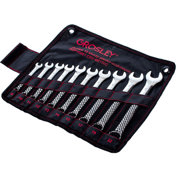 Grosley zestaw 10 kluczy płasko-oczkowych w saszetce GR50079