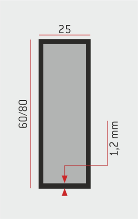 Faraone drabina wielofunkcyjna 3-elementowa ze stabilizatorem AK280.3