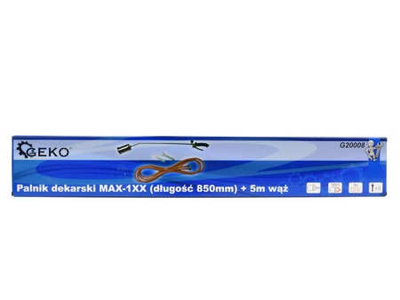 PALNIK DEKARSKI MAX-1XX( DŁ.850mm) +5m WĄŻ GEKO