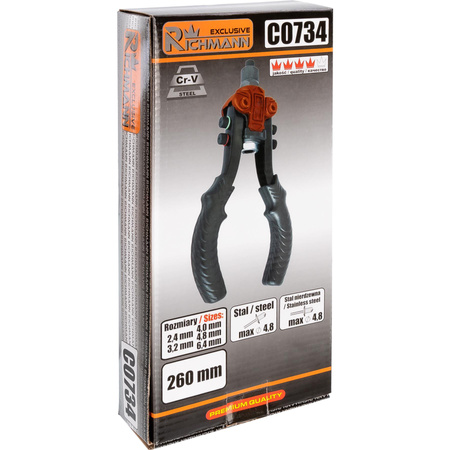 RICHMANN NITOWNICA NOŻYCOWA EXCLUSIVE 260MM C0734