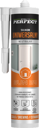 STALCO SILIKON UNIWERSALNY NEUTRALNY BEZBARWNY 280 ML PERFECT S-64824