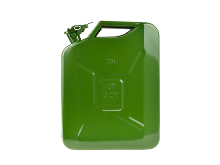 Kanister metalowy blaszany zielony 20L G03232