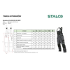 Stalco Ogrodniczki ALLROUND Line szaro-czarne