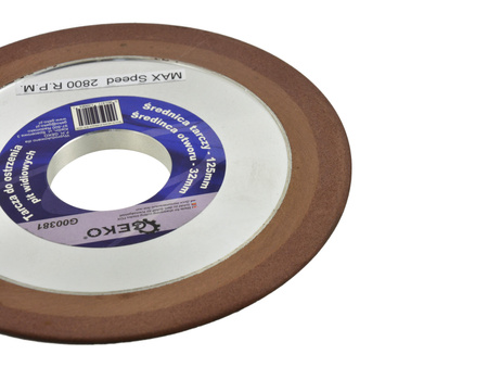 TARCZA DO OSTRZENIA PIŁ WIDIOWYCH 125x32 G00381