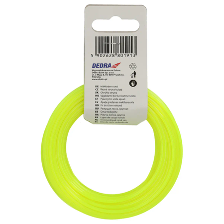 DEDRA ŻYŁKA TNĄCA OKRĄGŁA 2,4mm 15m 80Z24151