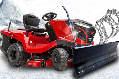 AL-KO Traktor ogrodowy z pługiem i łańcuchami T22-105.4 HD-A V2 2024 premium pro 105CM 22KM 127712