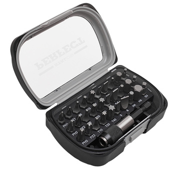 Stalco komplet 31 elementów / zestaw bitów 1/4" S-66231