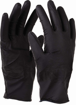 STALCO RĘKAWICE NITRAX GRIP BLACK PERFECT