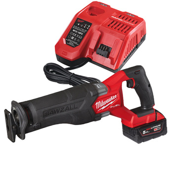 Milwaukee piła szablasta M18FSZ-0 lisica w zestawie z ładowarką i akumulatorem