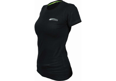 STALCO T-SHIRT DAMSKI CZARNY PERFORMANCE