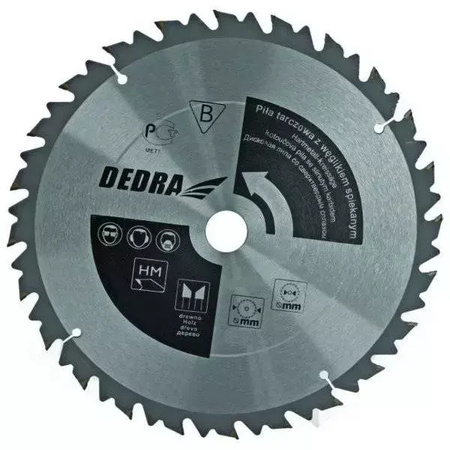 DEDRA PIŁA TARCZOWA DO DREWNA 315x30mm 24Z Z OGR.