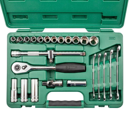 Sata zestaw kluczy nasadowych 1/2" 25 elementów ST09506SJ