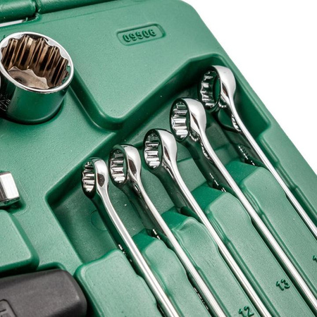 Sata zestaw kluczy nasadowych 1/2" 25 elementów ST09506SJ