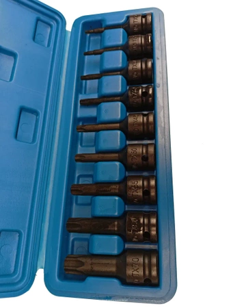 Jobi Extra zestaw nasadek udarowych Torx 1/2" T20-T70 X2026