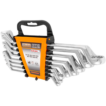 Richmann zestaw kluczy oczkowych giętych 8 elementów C6831