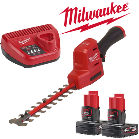 Milwaukee nożyce do żywopłotu 20cm 2x4Ah M12FHT20-40  4933479676