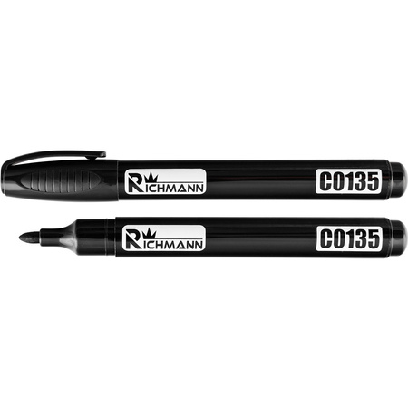 RICHMANN MARKER BUDOWLANY GRUBY, CZARNY C0135