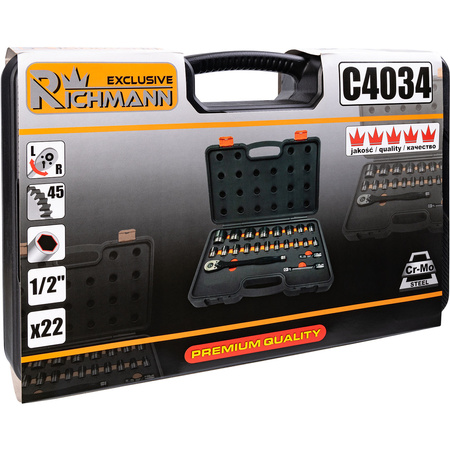 Richmann zestaw nasadek udarowych specjalnych 1/2' C4034