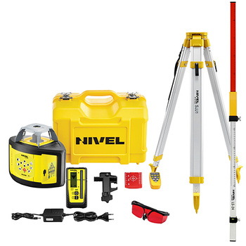 Zestaw Nivel System niwelator laserowy NL520R + STATYW SJJ1 + ŁATA LS-24