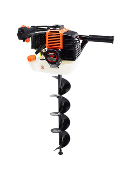 AwTools świder / wiertnica do gleby 2,95km 2-suw +3 Wiertła (100,150,200mm) GD520