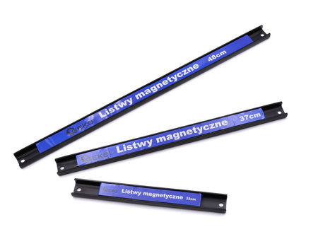 GEKO LISTWY MAGNETYCZNE ZEST. 3el. 23cm 37cm 48cm