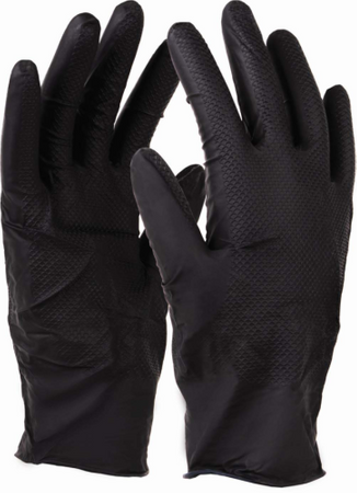 STALCO RĘKAWICE NITRAX GRIP BLACK PERFECT