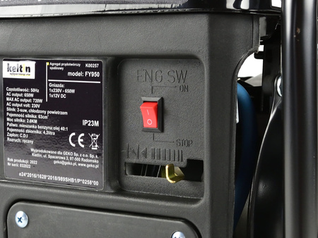 Ketlin agregat spalinowy prądotwórczy 720W K00257