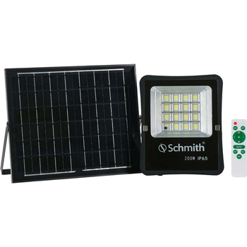 Schmith lampa LED z panelem solarnym 200W SLS-02