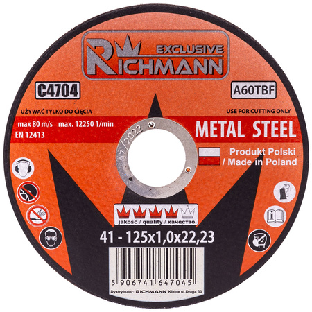 RICHMANN TARCZA DO METALU INOX 115X1,0 C4726