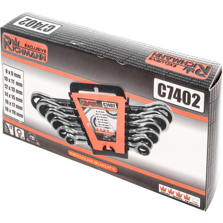 Richmann klucze z grzechotką oczkowe 8-19mm 72Z C7402