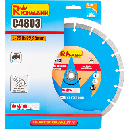 RICHMANN TARCZA DIAMENTOWA SEGMENTOWA 230MM C4803