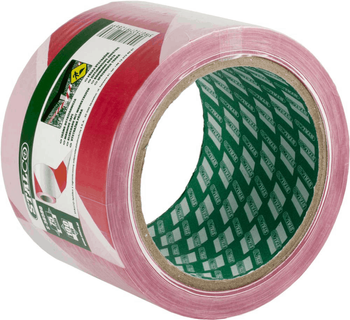 STALCO TAŚMA OSTRZEGAWCZA 75X100M BIAŁO/CZERW. (24SZT) S-38580