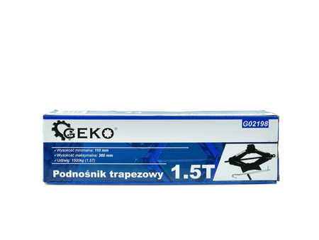 PODNOŚNIK TRAPEZOWY 1500kg GEKO