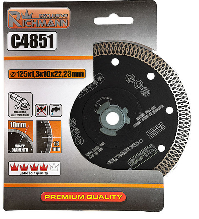 Richmann tarcza diamentowa 125x1,3mm cienka C4851