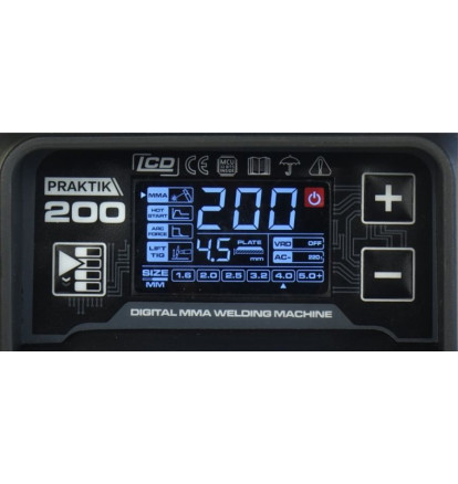 Ideal spawarka inwertorowa Praktik 200 LCD