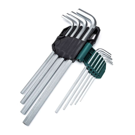 Sata zestaw 9 kluczy trzpieniowych "L" 6-kąt extra długie