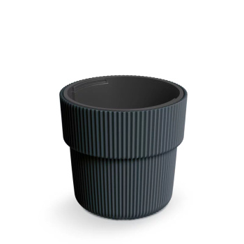 PROSPERPLAST Doniczka Milly-antracyt DBMIR300-S433