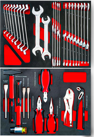 Airpress wózek narzędziowy 7 szuflad z wyposażeniem 217 elementów 791560