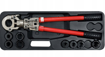 Yato ręczna praska hydrauliczna do zaciskania złączek Pex-Al-Pex z zetawem 8 kości