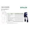 Stalco spodnie robocze do pasa granatowe Premium