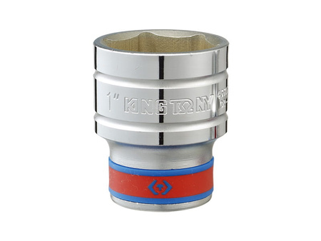 KING TONY NASADKA  KRÓTKA  1/2''   CALOWA  1-3/16'' X 44MM  6-KĄT. CHROM  